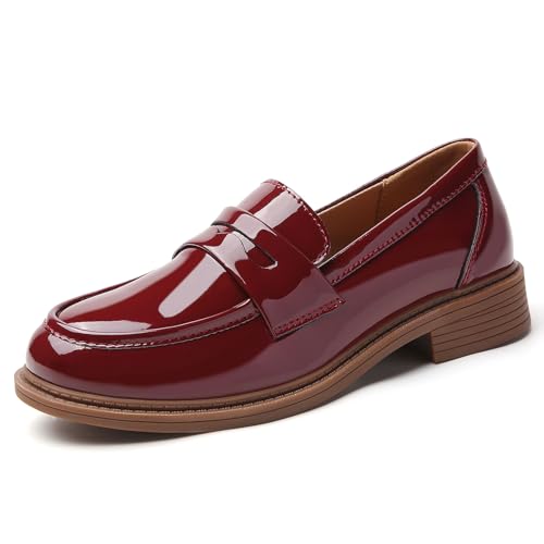 Image of Loafers for Women Black Penny Loafer Business Casual Shoes Women's Loafers & Slip-Ons Ladies Flats Comfortable Dressy