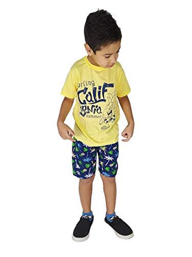 KIT com 5 Conjuntos Para menino de 1 a 14 anos Tamanho:6