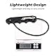 Uadme Tragbare Peitsche, 16,7 Zoll Motorrad Peitsche Get Back, Leichte Mehrzweck Fahrrad Peitsche Window Breaker mit ABS Griff, und Edelstahlseil, Herren Geschenk