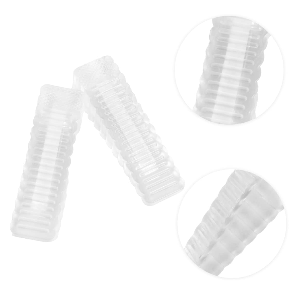 Tope para Puerta de Seguridad para Niños 8piezas de PVC, Cuña Antideslizante para Protección de Dedos Hogar u Oficina