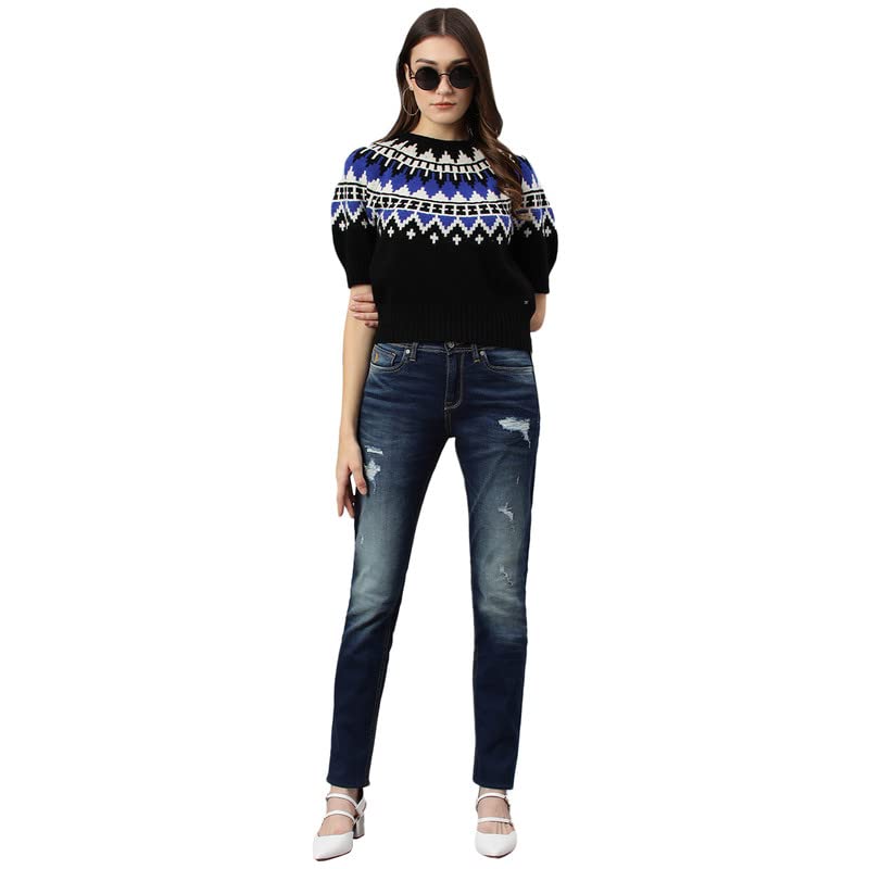 Image of Woods Women Wool Round Neck Sweaters