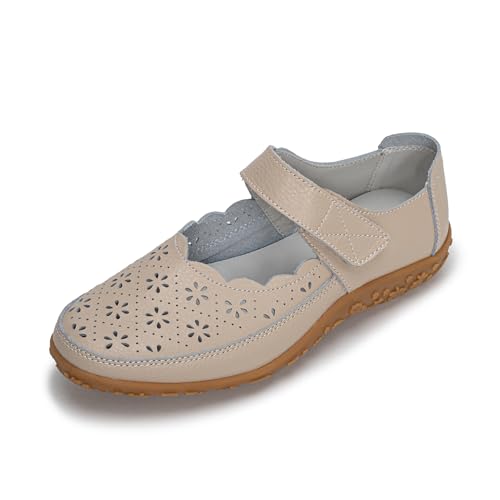 Mary Janes femme avec sandales cuir confortables anti-douleur