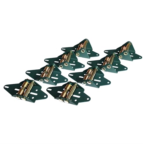 Green Hinge System 5P/2C | Garage Door Hinges | 5 Panel 2-Car Custom Kit