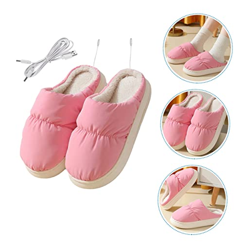 Calentador de pies USB GALPADA en forma de zapato rosa miniatura 7