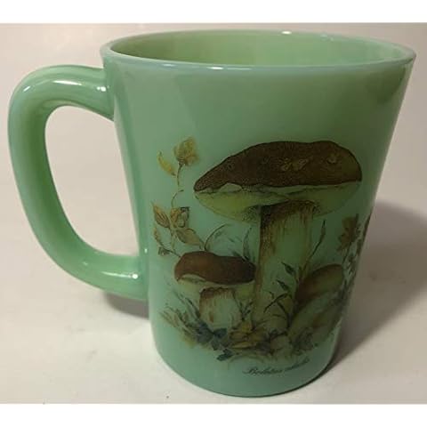 Coffee Cup - Jade Glass Mug - Rosso Exclusive - American Made - Mosser Glass USA (Boletus edulis) Cover