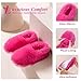 Onmygogo Fuzzy Winter Indoor Slippers for Women (Women size 7-8, Pink)