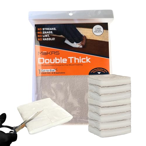 MāKRS Double Thick Stain Pad, Cut-to-Size Staining Pads, 1-Pack, Lint, Snag, Streak-Free...