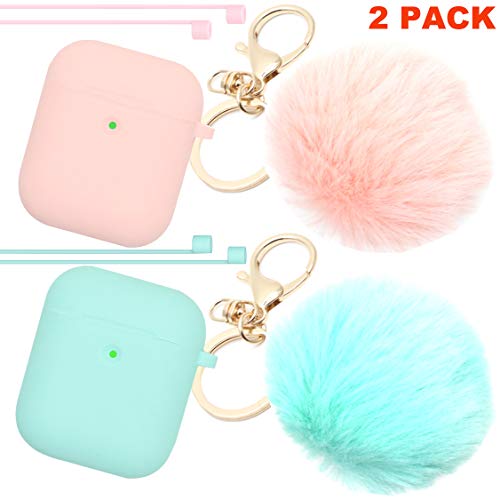 Airpods Case Newest Upgrade (Front LED Visible) ANTARCTICASE Skin Drop Proof Protective Pom