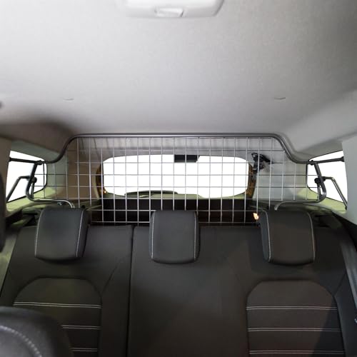 TRAVALL Hundegitter für Dacia Duster (2018-2024) fahrzeugspezifisches Trenngitter Auto Kofferraum Auto Hundegitter aus Stahl für sicheren Transport TDG1616