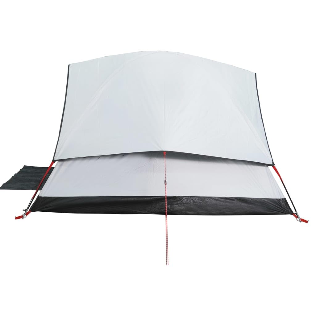 Lechnical Tenda Campeggio a Cupola 3 Persone Bianca Tessuto Impermeabile,Tende da Campeggio,Impermeabile & Antivento,Ideale per Campeggio e attività All'aperto-94698