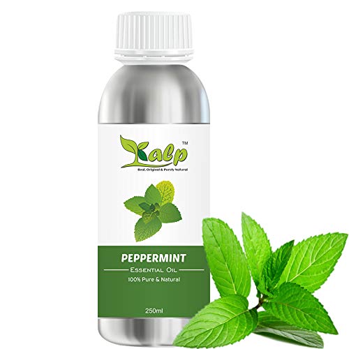 Kalp Peppermint Essential Oil 100% Pure & Natural, steam distilled, for aromatherapy, soap making, candle making 250ml
