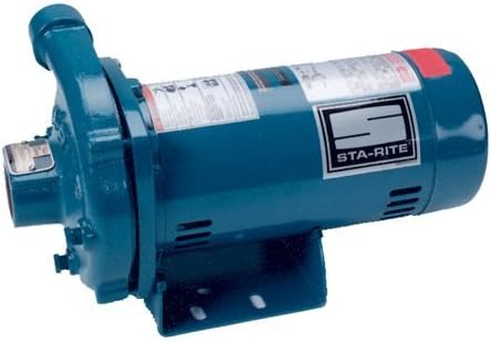 Pentair Sta-Rite JHD-62HL Bomba centrífuga de hierro fundido monofásico y ensamblaje del motor, 34 HP