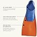 FINIS Long Floating Fins , Blue/Orange, XXS (Jr. 11-1) (1.05.037.02)