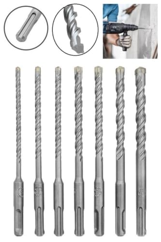 Matkap Ucu, Sds Plus Seti, 7 Parça, 6-12 mm, Hilti ile Uyumlu