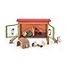 Schleich Farm World, Farm Toys for Girls and Boys Ages 3-8, Picnic with Little Pets