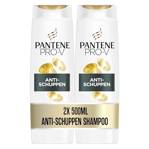 Pantene Pro-V Anti-Schuppen-Shampoo Duo Pack 2x500ML, Hilft bei Regelmäßiger Anwendung, Schuppen zu Verhindern. Schützt die Haarbindungen