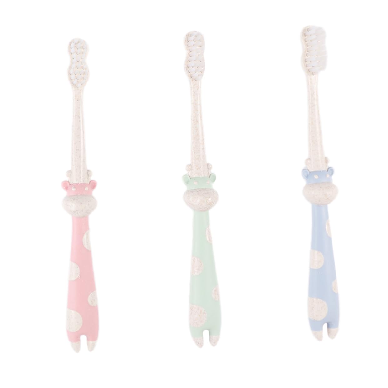 FOMIYES Boys and Girls Toothbrush 3 Pack Soft Toothbrush for Boys and Girls Light-up Feature Safe for Baby Oral Care