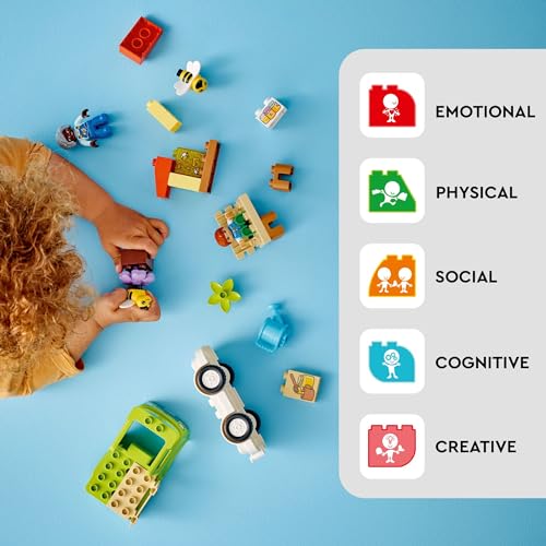 Lego 6465038 Duplo Town Caring For Bees & Beehives Preschool Kids’ Learning Toy, 2 Figures And A Drivable Truck, Stem Toy, Build-And-Rebuild Educational Set thumb #2