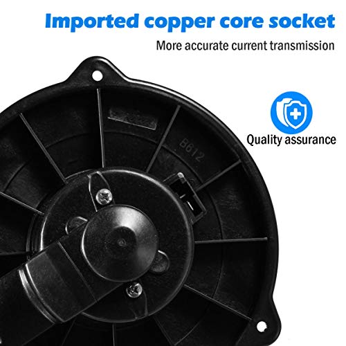 AUTEX HVAC Blower Motor Assembly Blower Motor Air Conditioner with Fan Cage 700057 3010097 8710302070