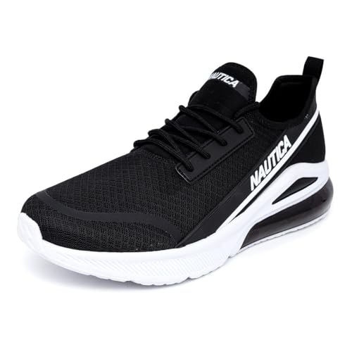 Image of Nautica Men's Sneakers - Air Cushion Lace-Up Running Shoe - Lightweight and Comfortable Athletic Footwear for Everyday Wear and Fitness Training