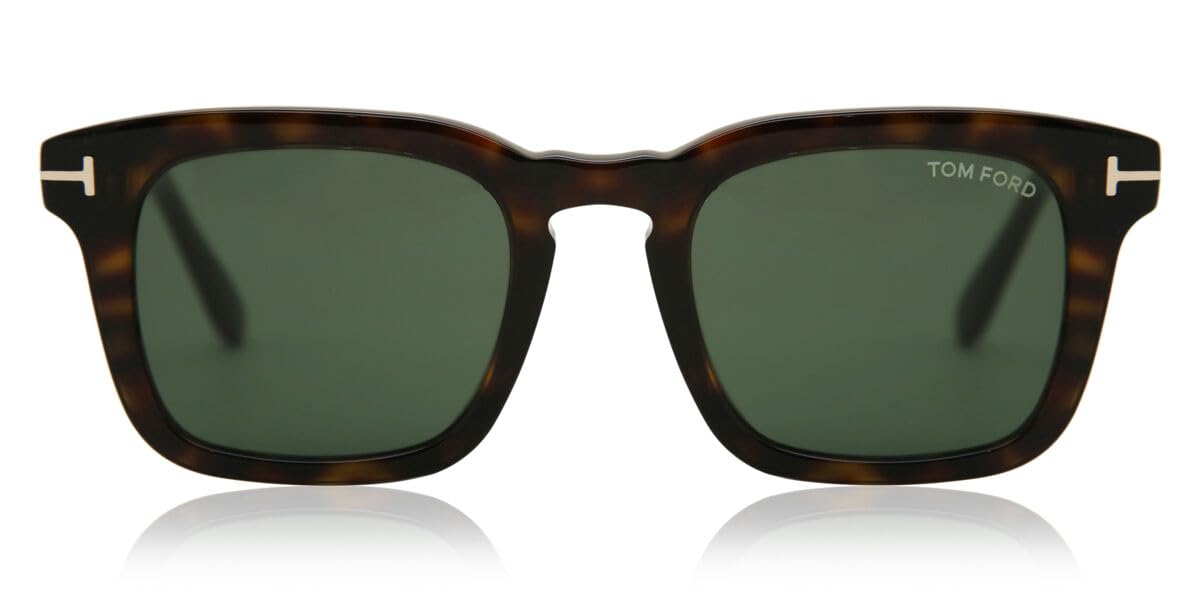 Tom FordFT0751 Dark Havana Square Men Sunglasses - 50mm