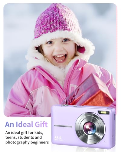 Image of Digital Camera, FHD 1080P Point and Shoot Camera for Kids Teens Starters