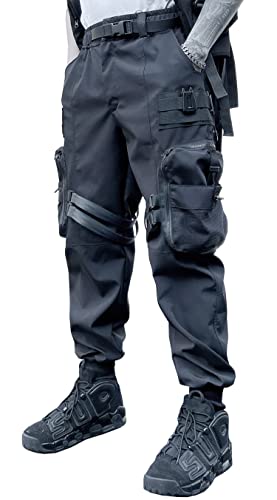 Men's Women Cargo Techwear Cyberpunk Jogger Harem Streetwear Pants3