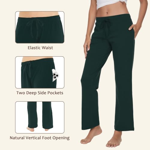Image of U2SKIIN Pajama Pants for Women Soft, Cotton Comfortable Womens Lounge Sleep Pj Bottoms for Women