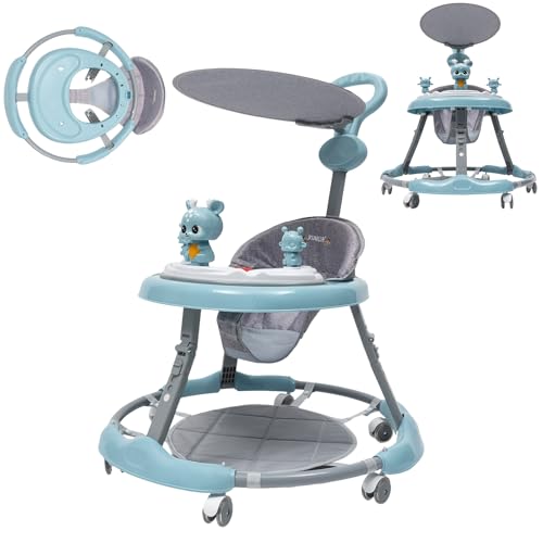 Andador para bebé, de PVC, con sombrilla y felpudo,...