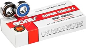 Bones Super Swiss 6-Ball Kugellager, 16er Set
