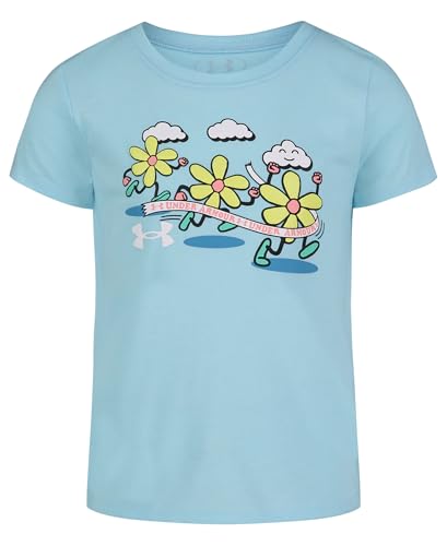 Image of Under Armour Girls Girls Short Sleeve Shirt, Crewneck, Lightweight and Breathable Athletic-t-Shirts