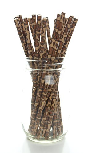 Pitillos de Papel con Estampado Leopardo 25 Paquetes miniatura 1