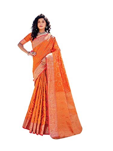Sari indien traditionnel soie broderie Zari vêtement femme chemisier musulman 2436