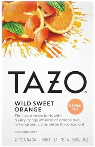 Tazo Wild Sweet Orange Herbal Tea, 20 Bags