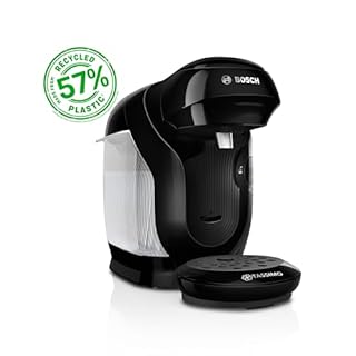 Tassimo by Bosch Style Friendly Pod Coffee Machine with 40 Kenco Drinks Starter Bundle, TAS112EGBC - Black