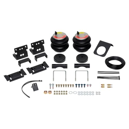 Firestone Airide 2701 Red Label Rear Air Springs Kit fits 2010-2012 Ram 2500 3500 | 5-150 PSI | No Drill Installation | Load Capacity of 7,500 Pounds