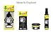 LITTLE TREES Car Air Freshener | Hanging Tree Provides Long Lasting Scent for Auto and Home | Black Ice, 24 Air Fresheners
