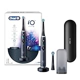Oral-B iO9 Ultimate Electric Toothbrush, 7 Smart Modes, Pressure Sensor, Interactive Display & AI Personalization, 3hr Quick Charge, 2 Year Warranty by Oral B, IPX7, refill holder,Adult,Black