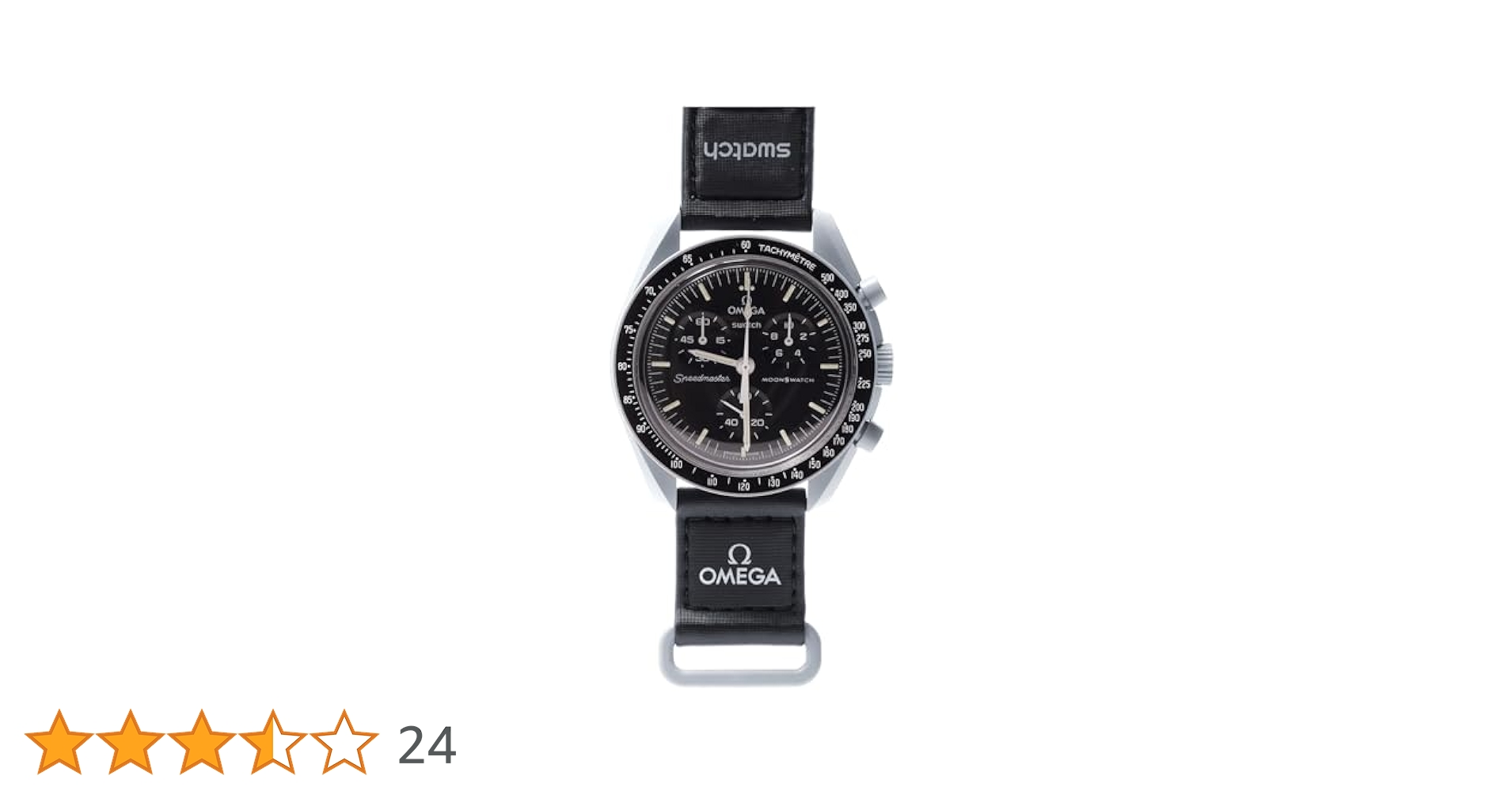 1品のみ　オメガスウォッチ　ムーンスウォッチ用ブラックジュビリーブレス　ステン Amazon | OMEGA × SWATCH Moon ラッピング付き 正規品 オメガ