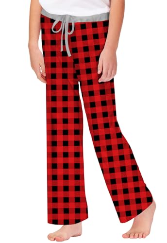 Image of Remimi Girl Boy Plaid Pants Drawstring Summer Casual Loose Bottoms 5-14 Years
