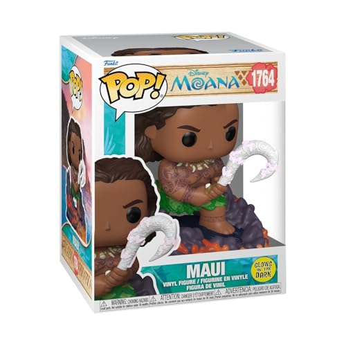 Funko Pop! Premium: Moana - Maui - Si Illumina Al Buio- Figura in Vinile da Collezione - Idea Regalo - Merchandising Ufficiale - Giocattoli per Bambini e Adulti - Cartoon/Animation Fans