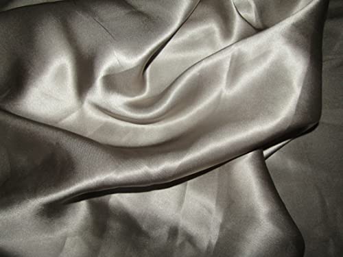 Satin de soie 137 cm drapé fluide thermorégulateur 24 momme - 3