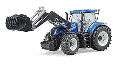 bruder 03121 - New Holland T7.315 mit Frontlader - 1:16 Bauernhof Landwirtschaft Traktor Trecker Schlepper Bulldog bworld Spielzeug Fahrzeug