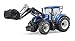 Produktbild bruder 03121 - New Holland T7.315 mit Frontlader - 1:16 Bauernhof Landwirtschaft Traktor Trecker Schlepper Bulldog bworld Spielzeug Fahrzeug