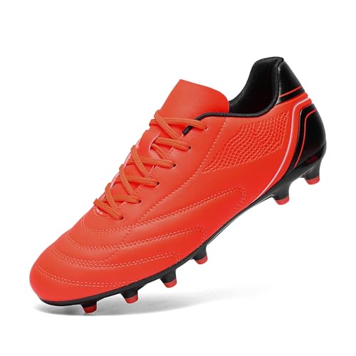 HaloTeam Soccer Shoes Mens Cleats Outdoor Professional Training Turf Football Boots Breathable...