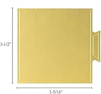 Vista 4 de 200 mini tablas para tartas, bases cuadradas para pasteles, bandeja de exhibición de postres para cupcakes, una pieza central en una mesa de postre