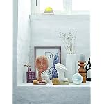 Bloomingville 8.25" H Cement Face Sculpture, White - Image 4