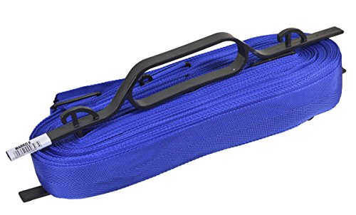 Bandes pour Le Beach Volley-Ball 8x16m - 4cm Délimitations de Terrain de Beach-Volley réglable 18x9m (Bleu)