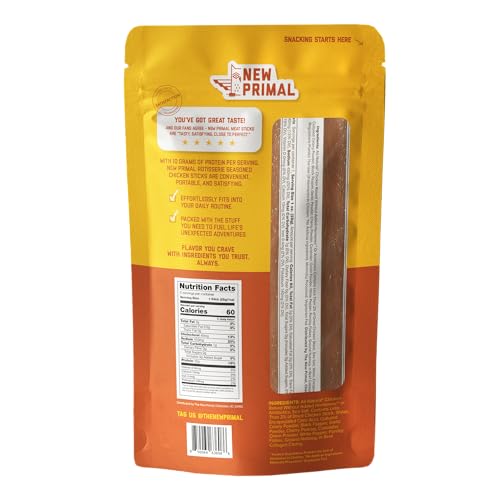 Image of New Primal Rotisserie Chicken Sticks, 5 Count