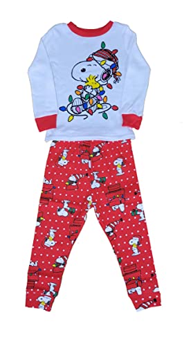 Komar Kids Peanuts Christmas 2-Piece Toddler Pajamas Sets